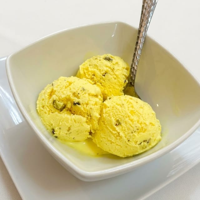 Saffron Ice Cream.